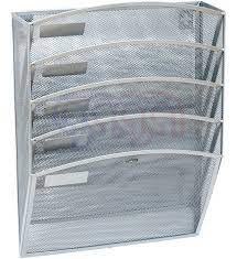 Pojemnik naścienny GR-080S siatka metalowa srebrny 120-1783 GRAND