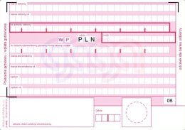 Polecenie przelewu, (1+3) A6 80kartek, 10-445-5M DOTTS