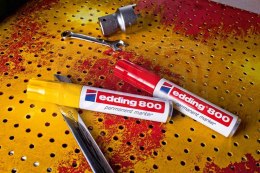 Marker E-800 EDDING czerwony końcówka ścięta 12 mm (X)
