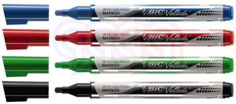 Marker permanentny BIC Fine czerwony, 1445 03
