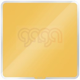 Szklana tablica magnetyczna Leitz Cosy 45x45cm, żółta, 70440019