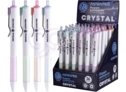 Długopis automatyczny Astra Pen Crystal white 201120004