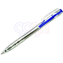 Długopis z bocz.autom 0,7mm KD711 niebieskie