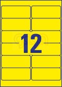 Etykiety Heavy Duty L6107-20 99,1 x 42,3 20 ark trwałe, żółte, poliestrowe, Avery Zweckform
