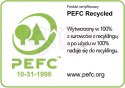 Ekologiczne karteczki samoprzylepne R330-1B Post-it_ Z-Notes z certyfikatem PEFC Recycled, Żółte, 76x76mm, 6 bloczków po 100 kar