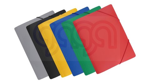 Teczka z gumką szeroka niebieska TGS-01-03 BIURFOL