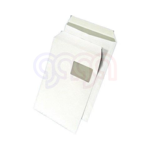 Koperta C4 HK biała okno lewe (250) NC 31637198 55x90mm 90g