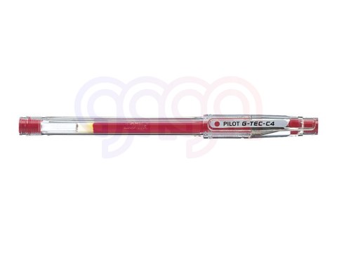 Pióro żelowe PILOT G-TEC C4 czerwony PIBL-GC4R