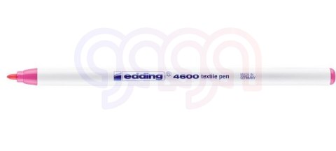 Marker do tkanin okrągła końcówka 1 mm różowy Edding 4600/009/R