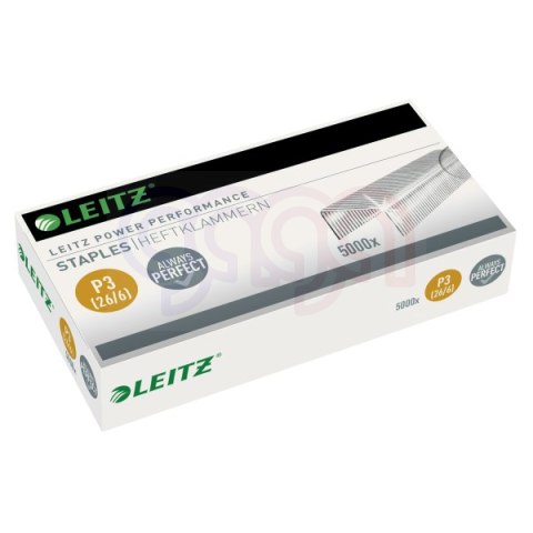 Zszywki Leitz galwanizowane, 26/6 5000 szt. 55721000