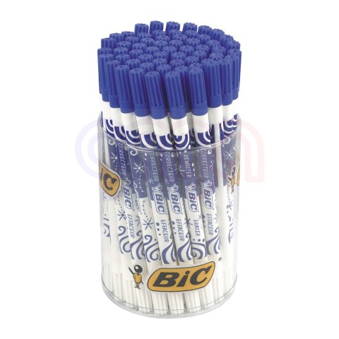 Wymazywacz do piór BIC Ink Eater niebieski Tuba 60szt, 8630491