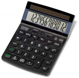 Kalkulator biurowy CITIZEN ECC-310, 12-cyfrowy, 173x107mm, czarny