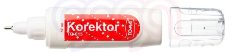 Korektor w płynie, końcówka metalowa, 17ml biały TO-015 Toma