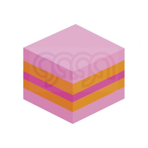 Mini Kostka samoprzylepna POST-IT_ (2051P), 51x51mm, 1x400 kart., różowa