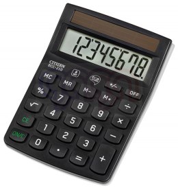 Kalkulator biurowy CITIZEN ECC-210, 8-cyfrowy, 143x102mm, czarny