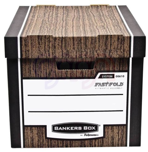 Pudło archiwizacyjne Woodgrain (2szt) brązowe 0061001 FELLOWES (X)