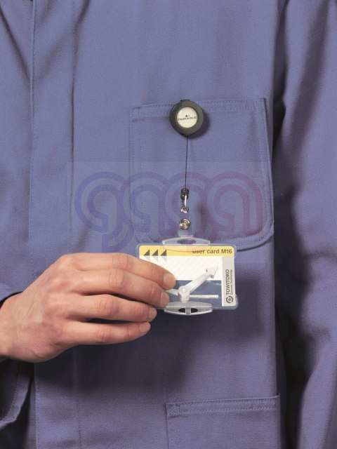 Zwijka do identyfikatora 815258 (10) antracyt (klips) DURABLE