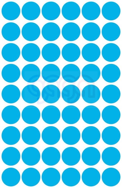 Kółka do zaznaczania niebieskie 3142 Q12 5 ark. Avery Zweckform