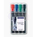 Marker Lumocolor, wodoodporny, okrągły, 4 kol. (2, 3, 5, 9) w etui box, Staedtler S 352 WP4