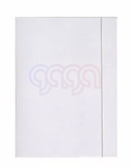 Teczka z gumką A3 biała INTERDRUK