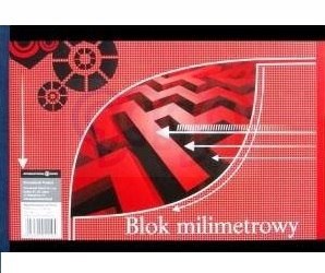 Blok milimetrowy A4 20 kartek GARWOLIN