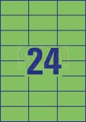 Etykiety zielone 3450 70 x 37 100 ark trwałe, Avery Zweckform (X)