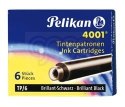 Naboje do piór, krótkie niebiesko-czarne 100435989 PELIKAN