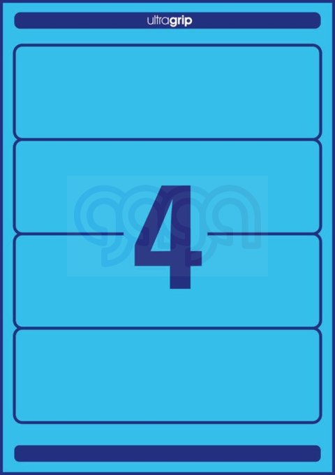 Etykiety na segregatory L4767-100 61x192 100 ark niebieskie, Avery Zweckform (X)