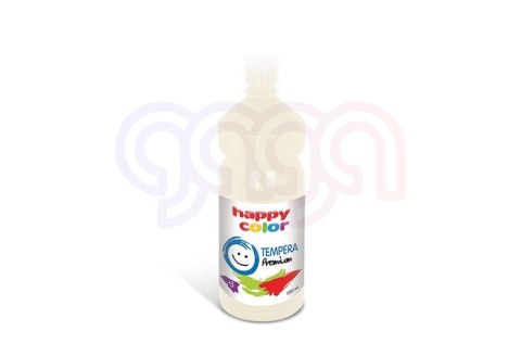 Farba tempera Premium 1000ml, biały, Happy Color HA 3310 1000-0