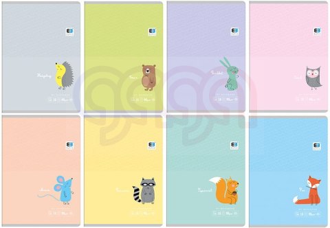 Zeszyt A5 32k. linia B&B KIDS PASTEL INTERDRUK 1311 (X)