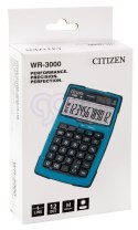Kalkulator wodoodporny CITIZEN WR-3000, 152x105mm, niebieski (X)