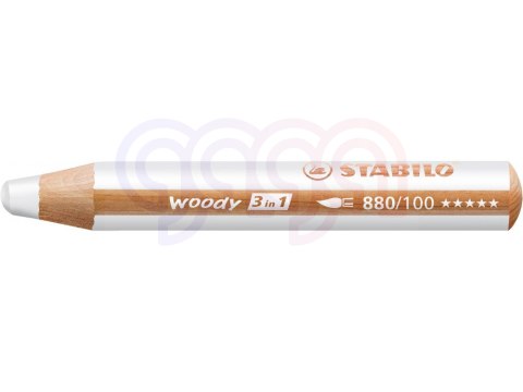 Kredka WOODY biała 880/100 STABILO