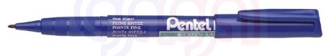 Marker z okrągłą fibrową końcówką niebieski NMS50-C PENTEL