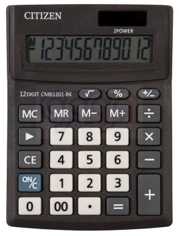Kalkulator biurowy CITIZEN CMB1201-BK Business Line, 12-cyfrowy, 137x102mm, czarny