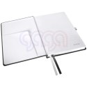 Notatnik w twardej oprawie Leitz Style A5, w kratkę, czarny 44860094