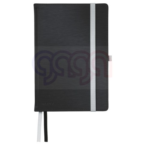 Notatnik w twardej oprawie Leitz Style A5, w kratkę, czarny 44860094