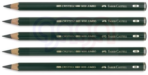 Ołówek CASTELL 9000 6B (12) 119006 (X)