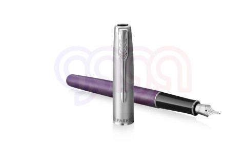 Pióro wieczne (F) SAND BLASTED METAL VIOLET PARKER 2169366, giftbox