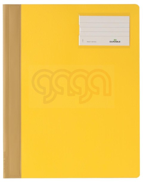 Skoroszyt A4 z kolorową okładką,rozszerz. PCW Żółty 250004 DURABLE (X)
