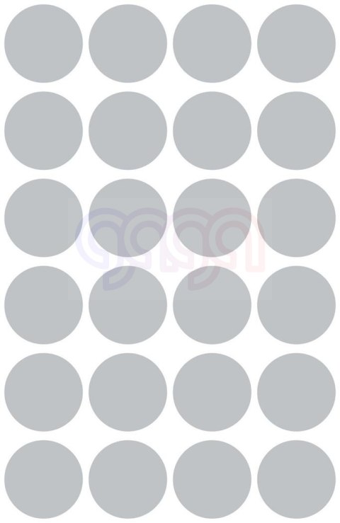 Kółka do zaznaczania szare 3171 Q18 4 ark Avery Zweckform (X)