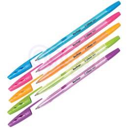 Długopis kulkowy Tribase Neon, niebieski, 0,7 mm, mix kolorów 265896/91729 Berlingo