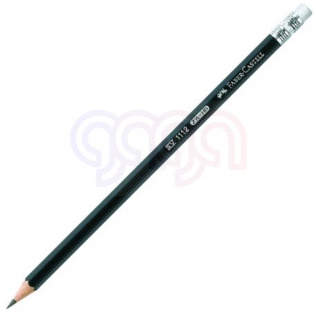 Ołówek 1112 HB (12) z gumką FC111200 BLACKLEAD FABER-CASTELL
