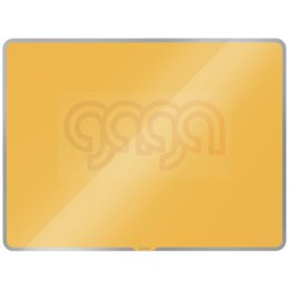 Szklana tablica magnetyczna Leitz Cosy 80x60cm, żółta, 70430019