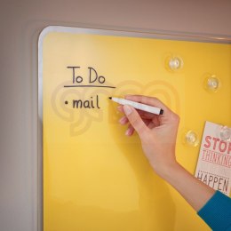 Szklana tablica magnetyczna Leitz Cosy 80x60cm, żółta, 70430019