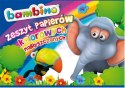 Zeszyt papierów kolorowych nabłyszczanych A4 10 kartek MINI ZOO BAMBINO *1802 MAJEWSKI