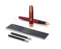 Pióro wieczne (F, stalówka ze stali) SONNET RED LACQUER GT PARKER 1931473, giftbox (X)