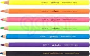 Kredka gruba różowa flu.ARDOR* 5949