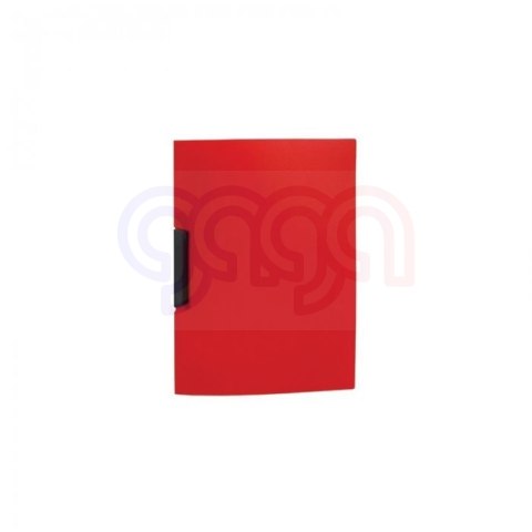Skoroszyt PP z klipsem czerwo. PK-01-01 BIURFOL