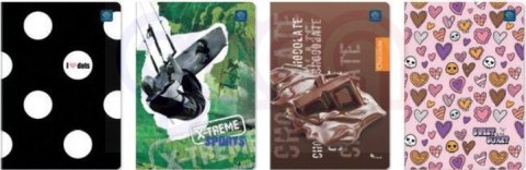 Zeszyt A5 32 3-linia kol.mix UV INTERDRUK