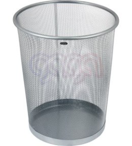 Kosz na papier siatka 19l srebrny GRAND 120-1333